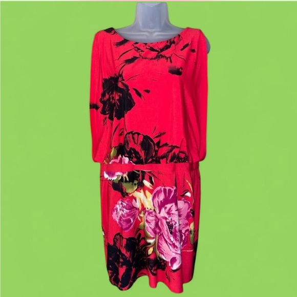 Studio I Dresses & Skirts - Studio I Blouson Dress Tropical Floral Print 12